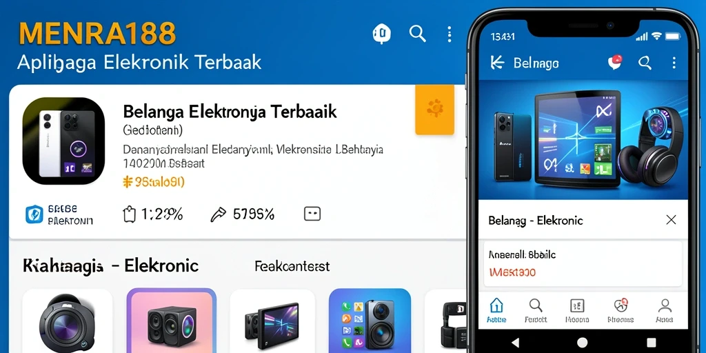 Tampilan antarmuka aplikasi MENARA188 yang modern dan fungsional.
