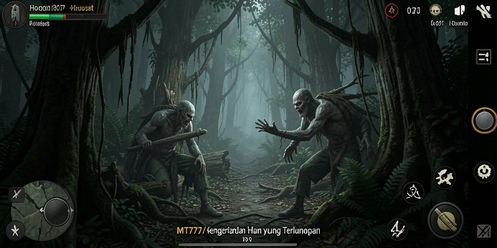 Antarmuka gameplay MT777 yang menegangkan dan penuh misteri.