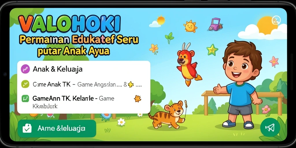 Tampilan antarmuka menarik dan penuh warna dari VALOHOKI.