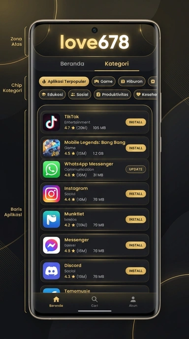 Aplikasi Populer & Kanal Uji di love678 | Temukan Pilihan Terbaik